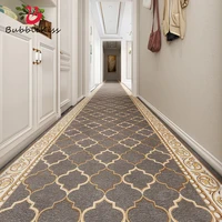 bubble kiss corridor carpet simple lattice home aisle hotel foyer long rug decoration thickened non slip customized floor mats