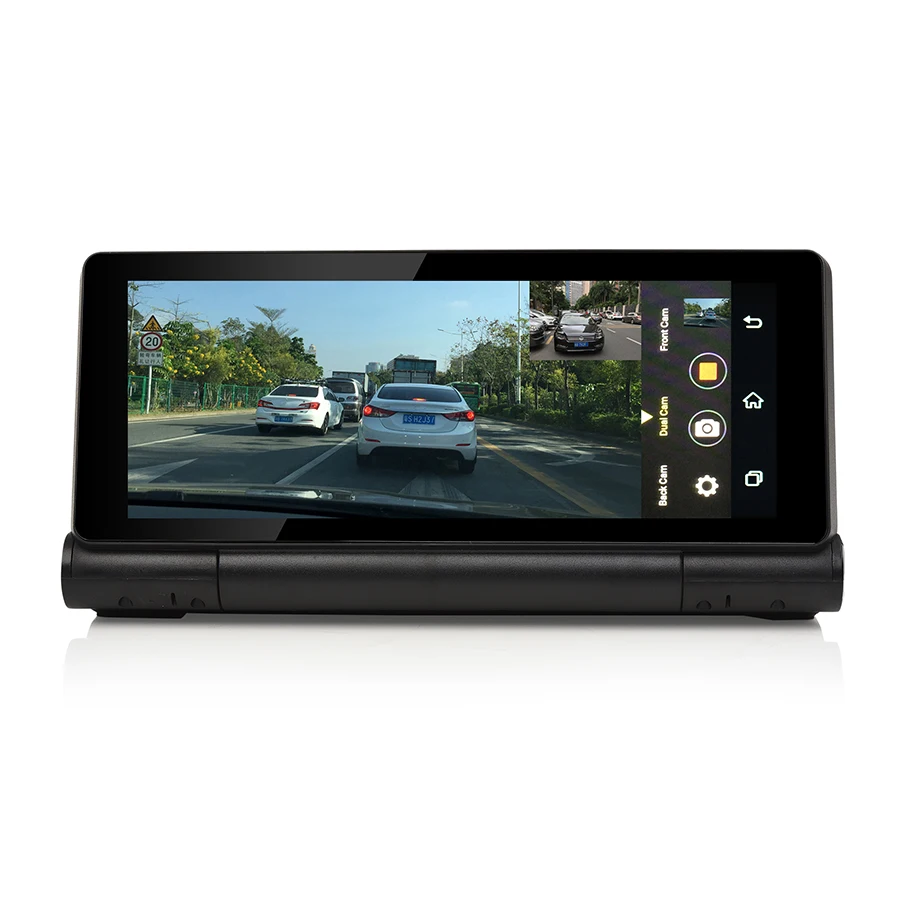 Видеорегистратор автомобильный 7 дюймов Android 4G GPS Full HD1080P Wi-Fi Bluetooth 16 ГБ | Автомобили