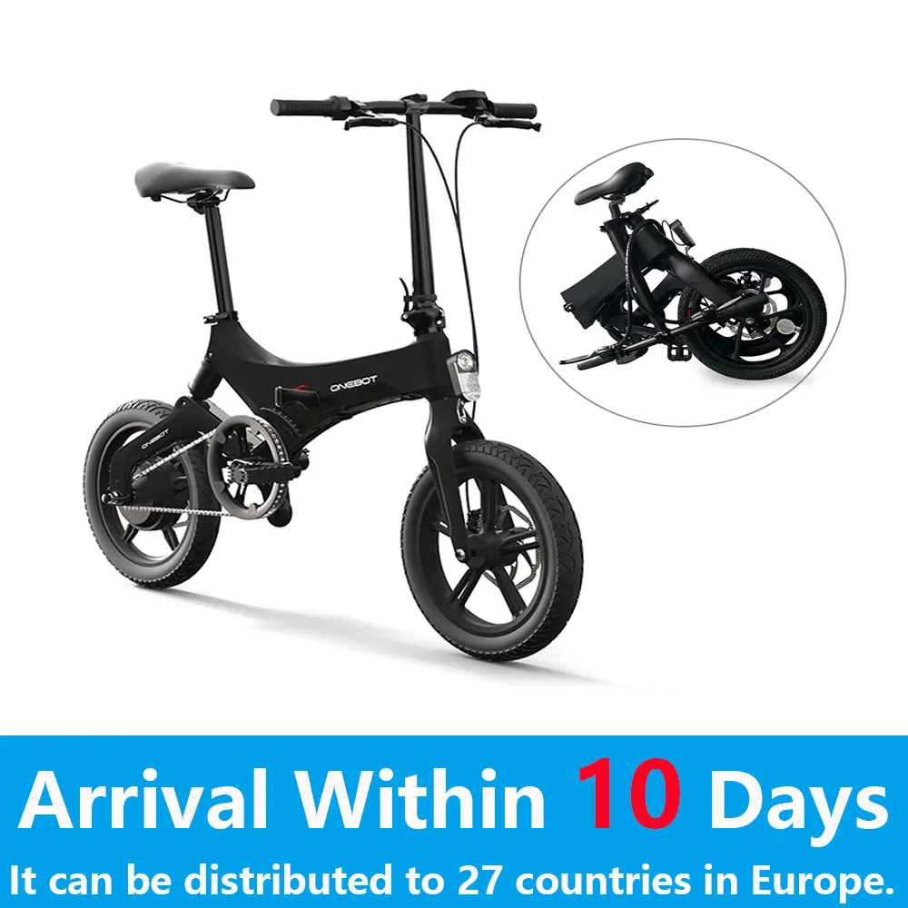 16-дюймовый складной электрический велосипед с электроприводом мопед