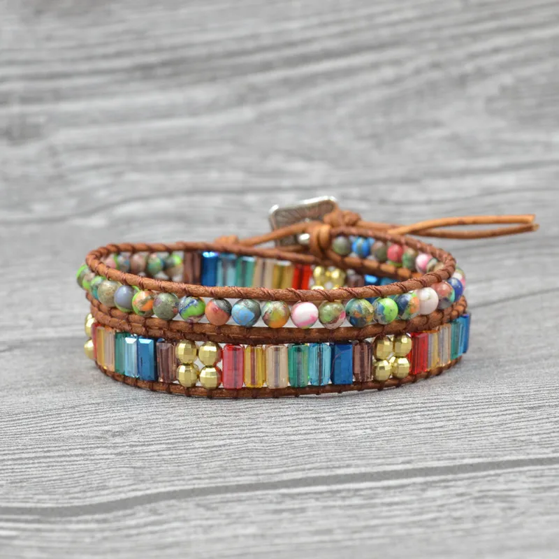 2019 женские браслеты, натуральные камни стразы, кожаный браслет, модные женские браслеты, Прямая поставка