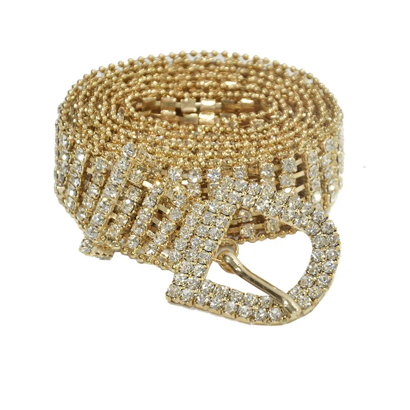 

Пояс женский пятистрочный с квадратной D-образной пряжкой, для джинсов, платьев, свитеров, юбки