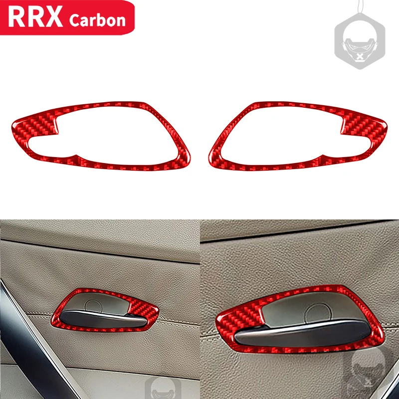 

Car Inner Door Handle Frame Trim Cover Decoration Carbon Fiber Sticker for BMW Z4 E85 2003 2004 2005 2006 2007 2008 Accessories
