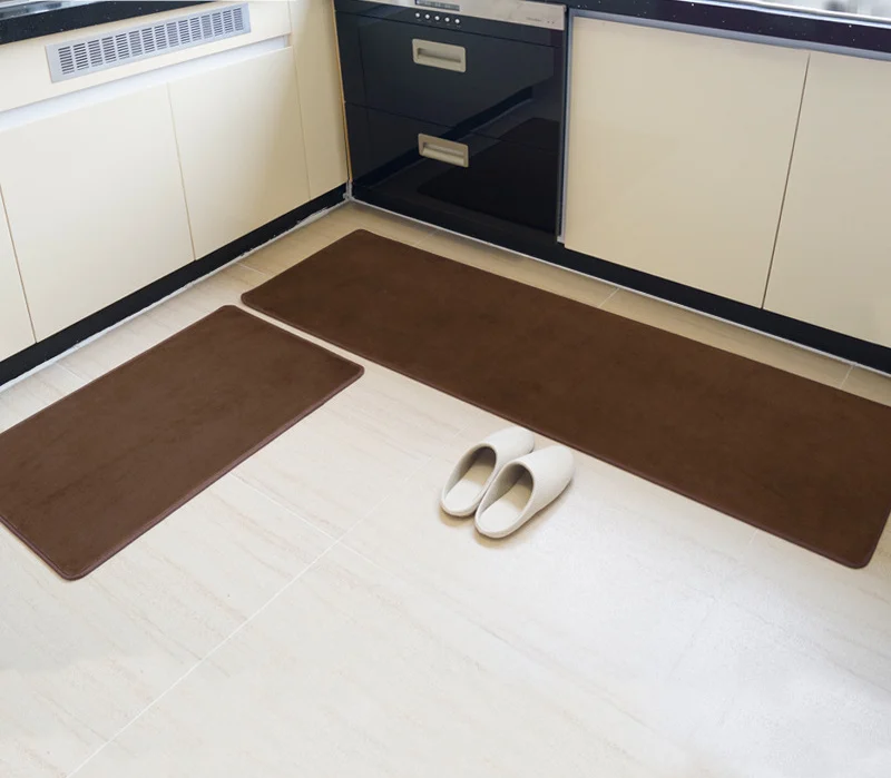 soft nonslip kitchen mat set bathroom bedroom doormat dirtyproof kitchen carpet water absorption bath mat microfiber floor mat free global shipping