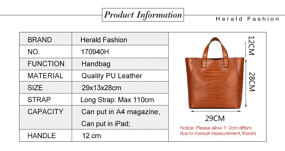 Herald Fashion каменный узор Для женщин Сумочка 3 шт./компл. композитная сумка через плечо женская сумка из искусственной кожи, сумка-клатч, сумка-тоут