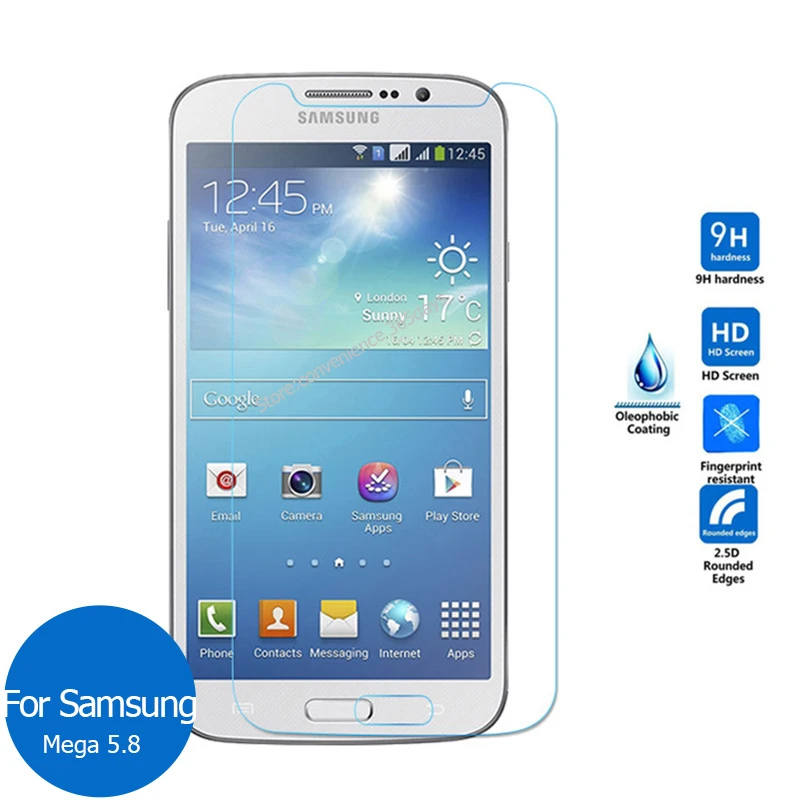 Защитное стекло закаленное для Samsung Galaxy Mega 5 8 дюйма 9h Защитная пленка GT i9152 i9150 I9200