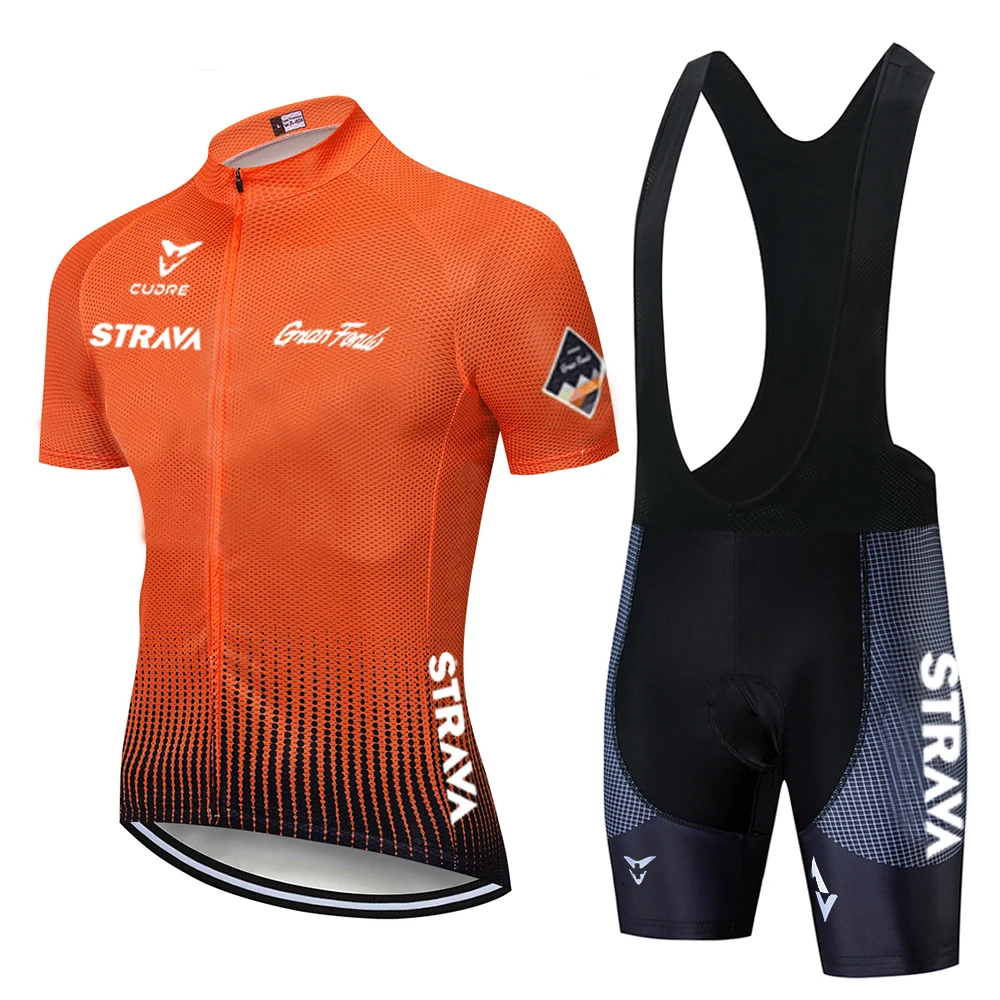 

Трикотажный комплект STRAVA для велоспорта, лето 2021 г., дышащая мужская одежда для велоспорта