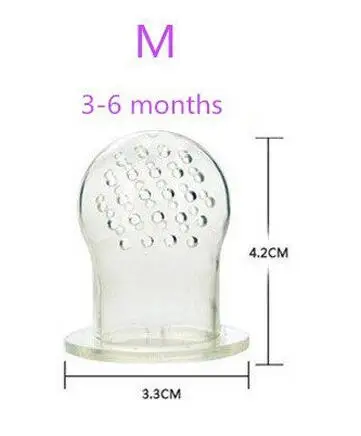 random mesh bag M Детское питание, Детская соска для кормления, безопасная кормушка, Детская соска, соска для бутылочки, соска для свежих фруктов, соска для прикуса - Цвет: random mesh bag M
