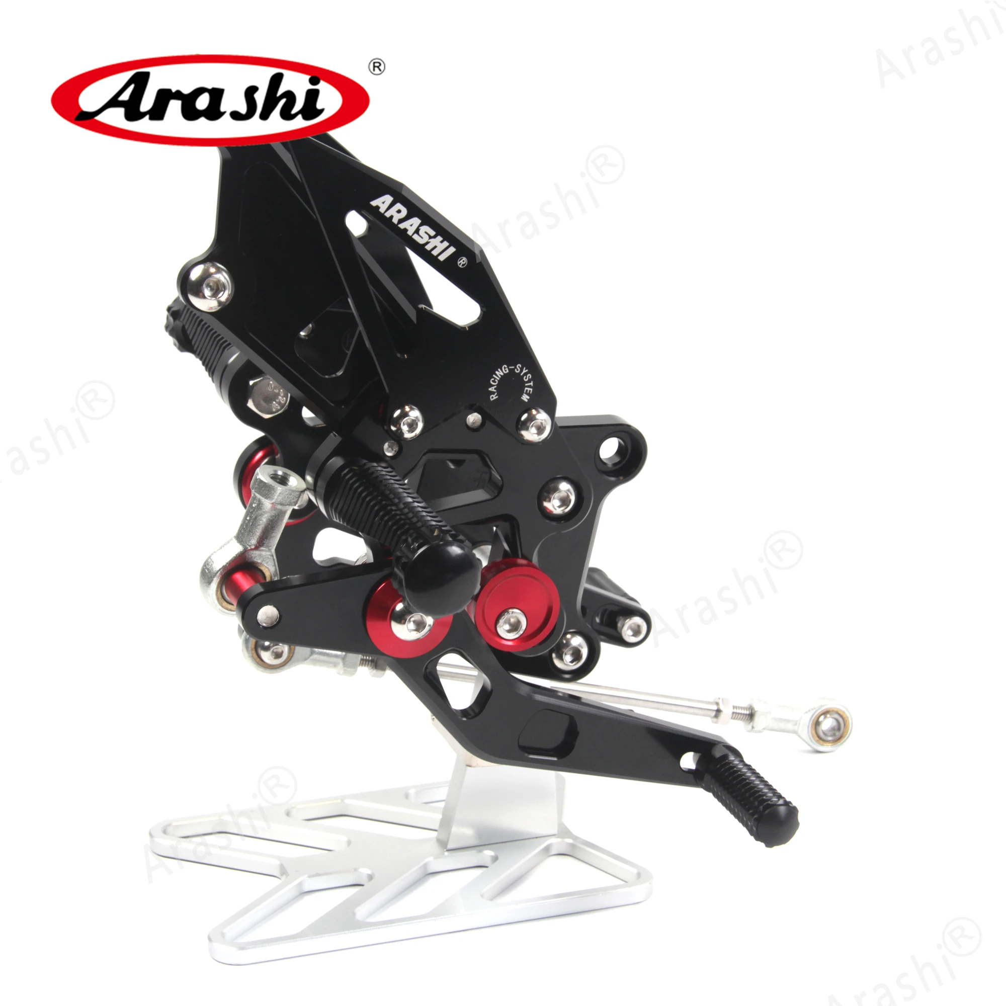 Arashi регулируемая подножка заднего вида для KAWASAKI NINJA 250R 2008 2012 CNC подножки комплекта