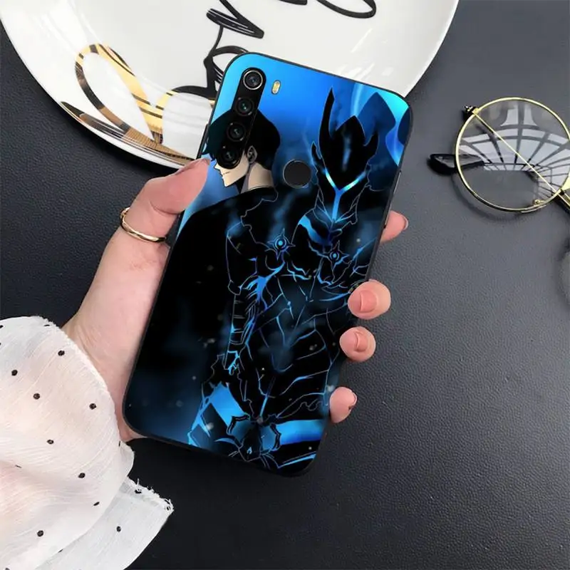 

anime solo leveling Phone Case For Xiaomi mi 9 9t 10 redmi 9 9a 8 8a note 10 9 9s 8 8t 7 pro max funda