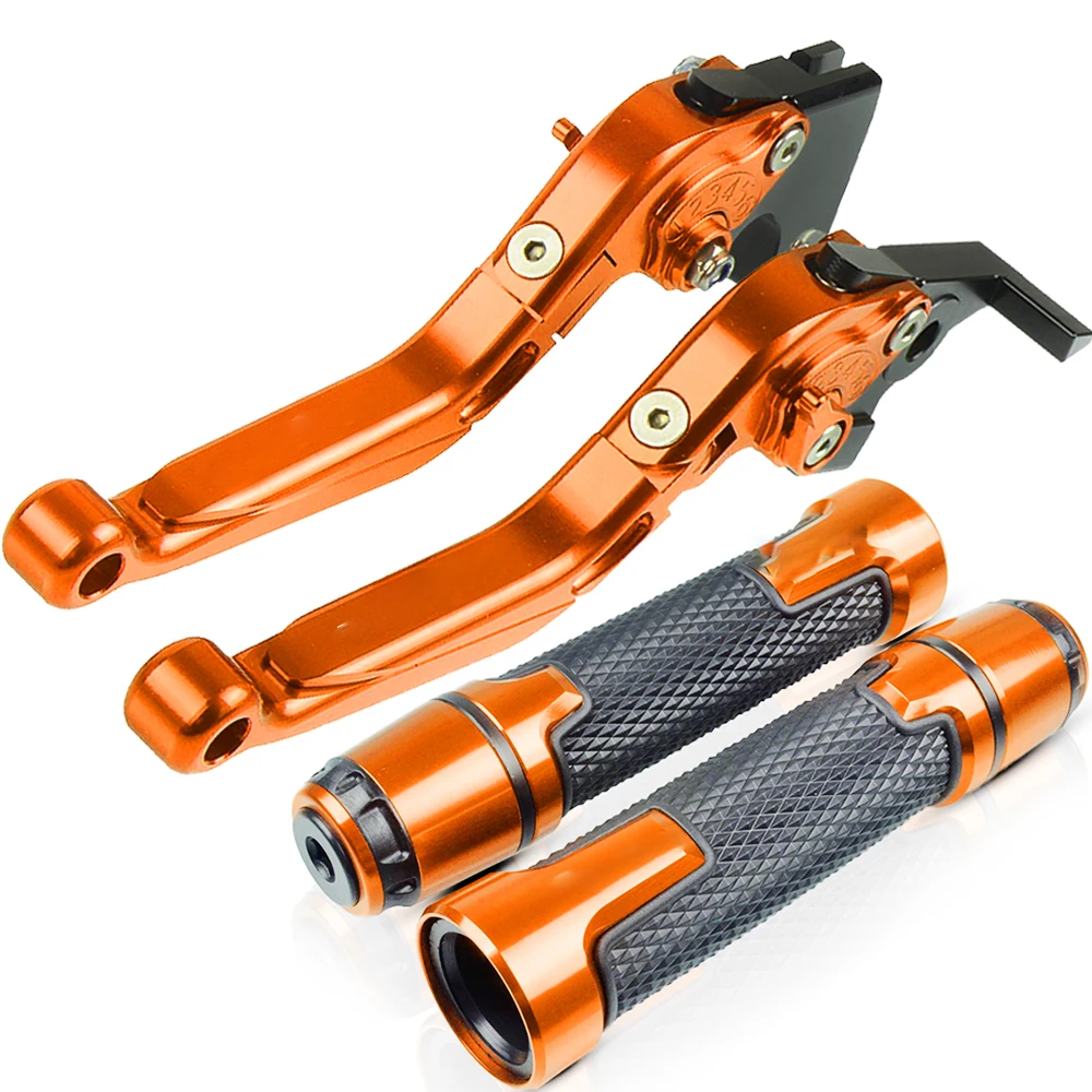 Мотоциклетные ручки тормоза и сцепления обработанные на станке с ЧПУ + 22 мм