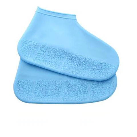 A2-Blue Водонепроницаемые чехлы для обуви Велоспорт дождь многоразовая обувь силиконовые латексные эластичная обувь Чехлы обувь Защищённая аксессуары пылезащитные чехлы - Цвет: A2-Blue