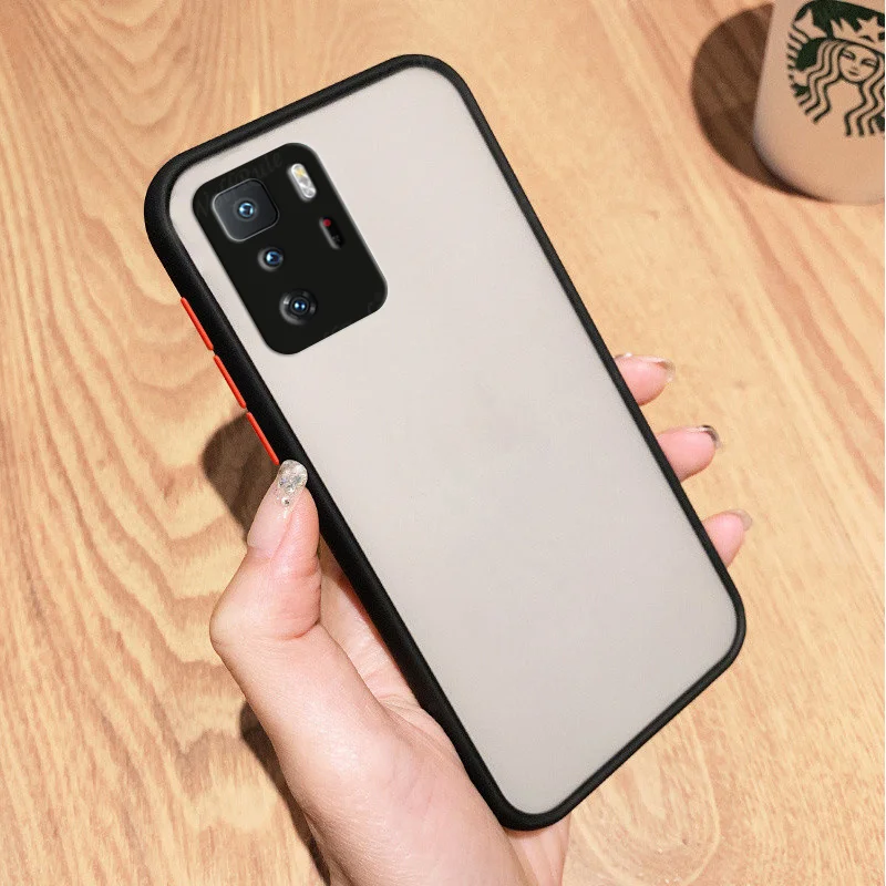 for cover xiaomi poco x3 gt case for poco x3 gt x3 capas back bumper shockproof matte translucent cover for poco f3 x3 gt fundas free global shipping