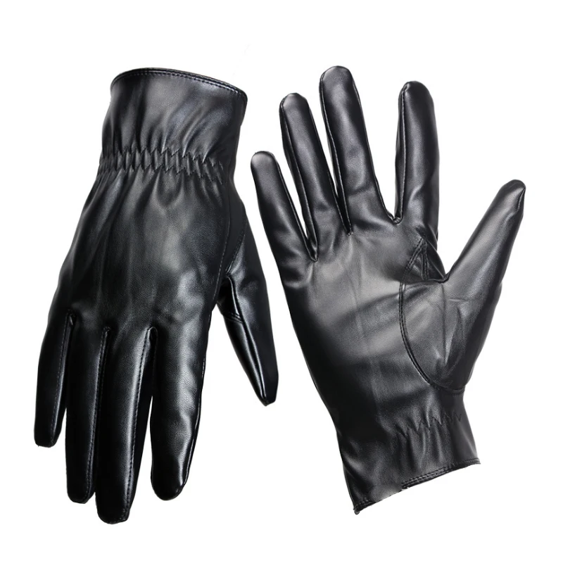 

Мужские и женские кожаные перчатки с сенсорным экраном теплые перчатки для вождения зимние водонепроницаемые и ветрозащитные плюс бархатн...