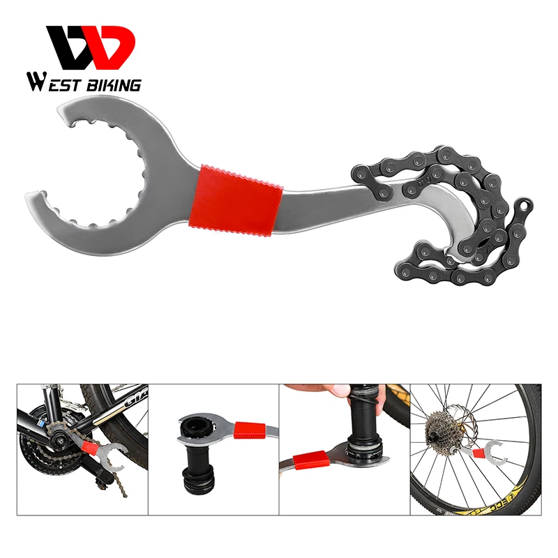 

Multifunctional Bicycle Repair Tool Kits Chain Breaker Flywheel Remover Crank Puller Wrench MTB Road Bikes Maintenance Tools