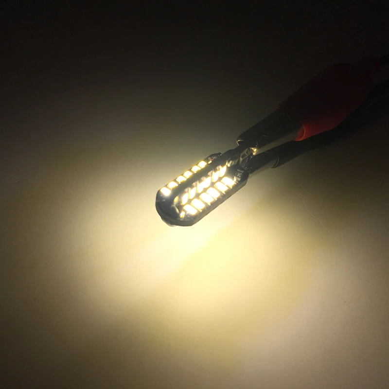 Светодиодная автомобильная лампа T10 3014 W5W Canbus без ошибок 48SMD для парковки заднего