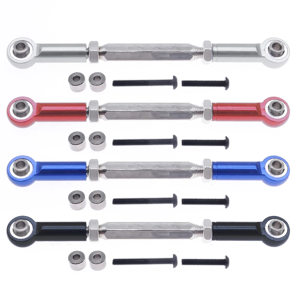 RCAWD alloy 1pcs #45 steel servo link linkage turnbuckle arm tie rod for 1-10 RGT 86100 86110 FTX5579 Outback Fury crawler part