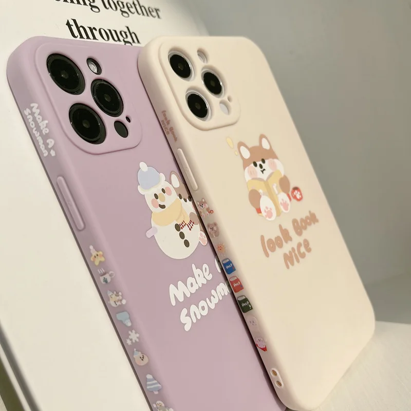 

Cartoon Dog Cover Case For iPhone 13 13mini 13Pro 13ProMax 12 12Pro 12min 12ProMax 11 11Pro 11PROMAX 7Plus 8Plus XR XSMAX X XS
