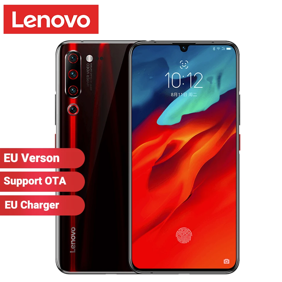 Мобильный телефон Lenovo Z6 Pro Snapdragon 855 8 ГБ 128 6 39 дюйма 4000 мАч 48 МП 4G LTE|Смартфоны| |