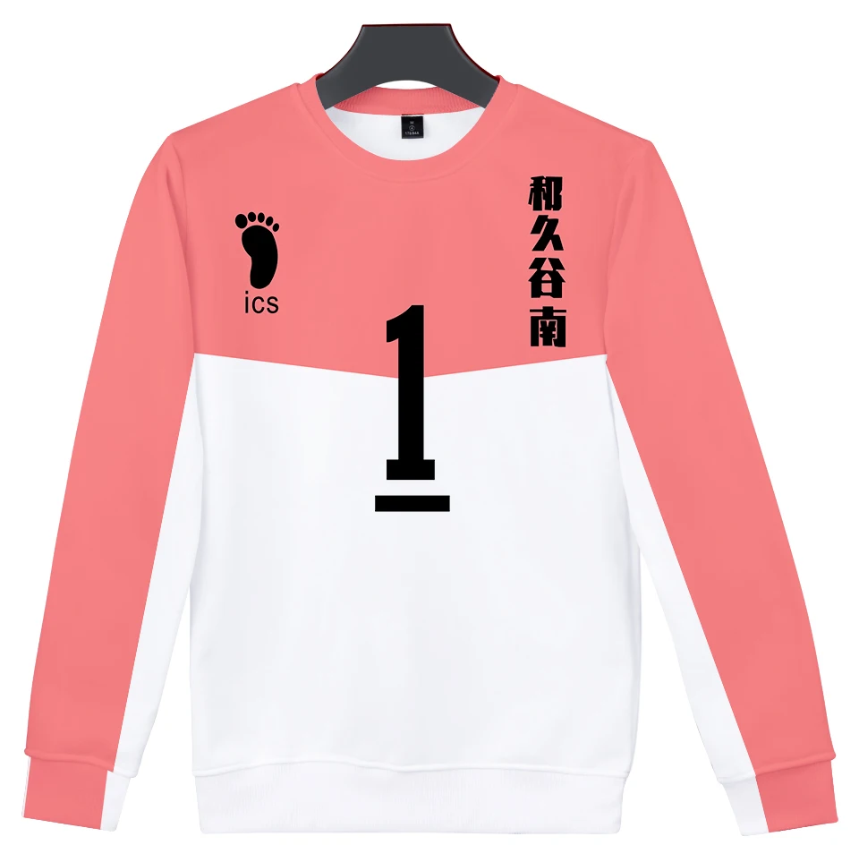 Volleyball Junior Character Haikyu!!Hoodies Sweatshirts K pop Style Women/Men Popular Clothes Casual Hot Sale Top | Женская одежда