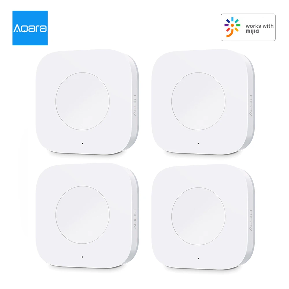 4 шт. умный беспроводной переключатель Aqara пульт дистанционного управления с