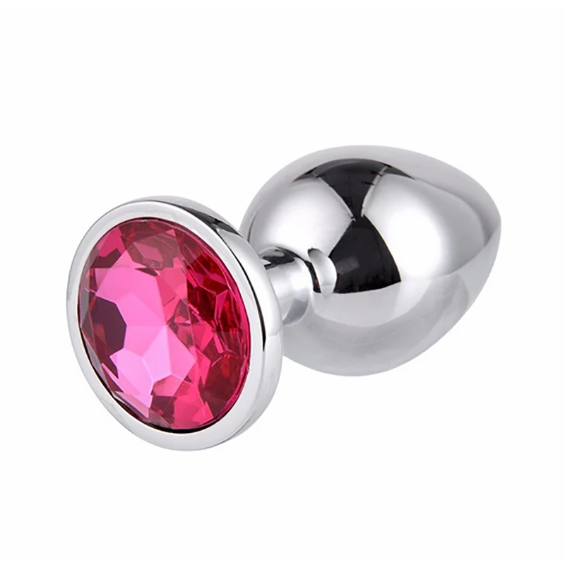 3 Размеры Нержавеющая сталь Анальная пробка круглое основание Ювелирные изделия