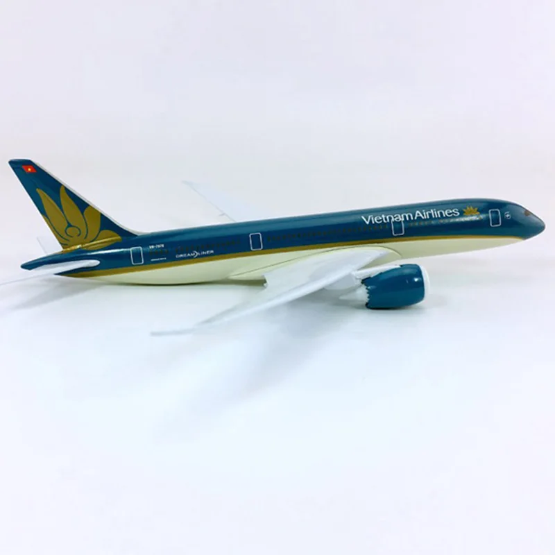 1:300 весы B787 787 литьем под давлением сплава авиационного модель 18 см Вьетнам