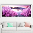 5d алмазная живопись, полное сверление, круглая стразы, Вишневое дерево, сделай сам, Алмазная мозаика, наборы для вышивки крестиком, алмазная вышивка, цветы