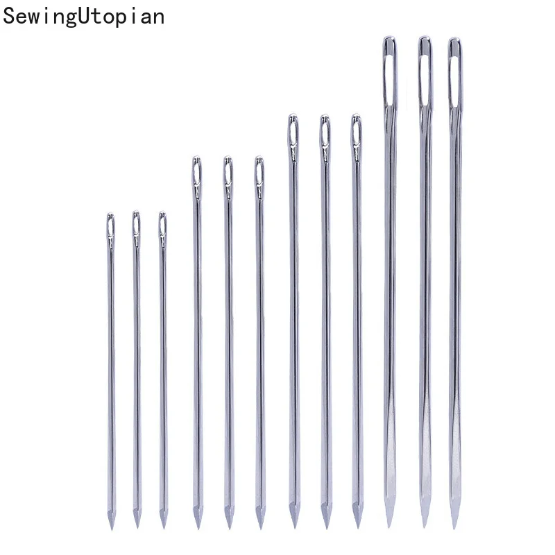 

Игла для шитья кожи ручной работы, 4,4/5,2/5,8/7,0 см, 8 шт.