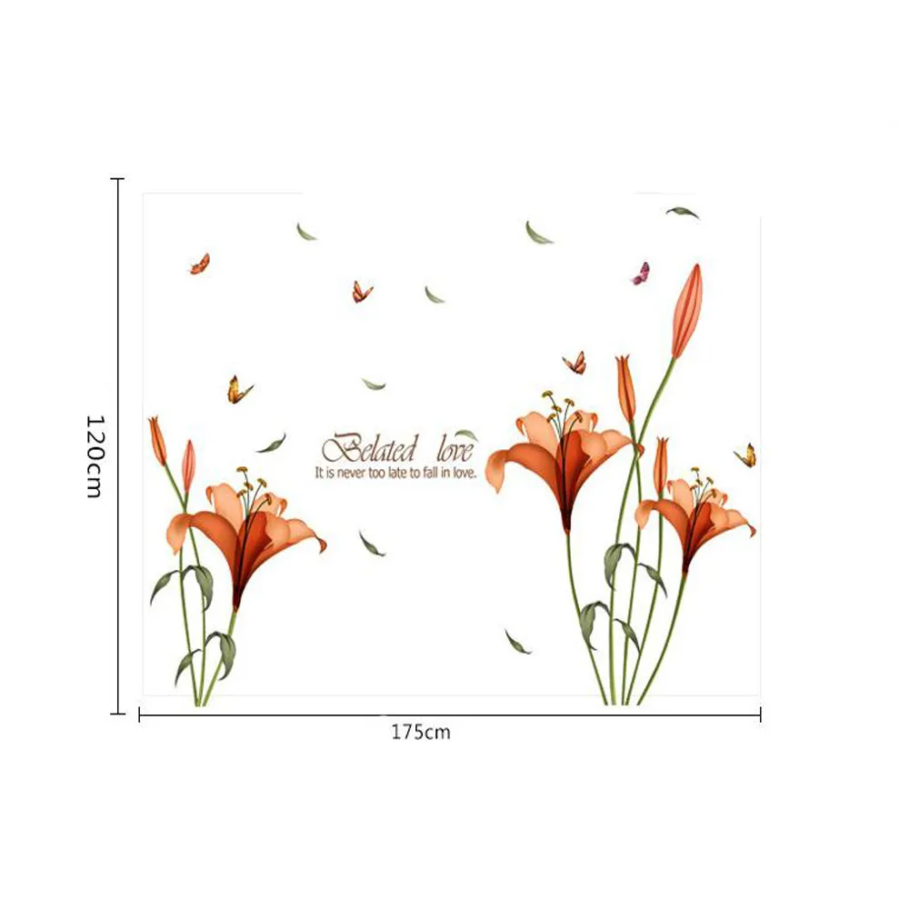 

Flower Wall Stickers Removable Decal Home Decor DIY Art Decoration wall stickers