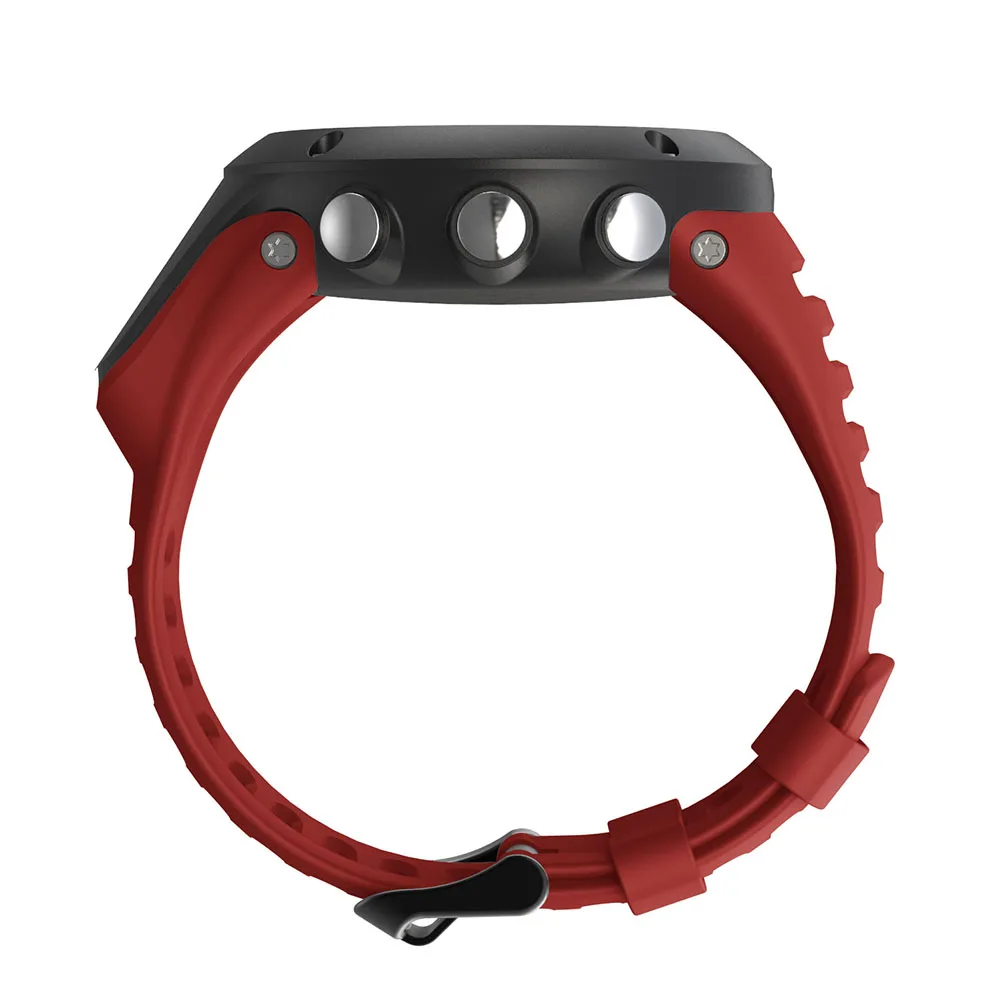 Резиновый силиконовый ремешок для SUUNTO Ambit 1 2 3 2R 2S Ambit 3S 3R 3P Ремешки для наручных часов 24 мм спортивные часы ремешок черная Пряжка браслет