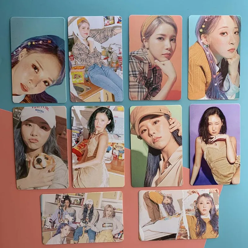 

10Pcs/Set Mamamoo Lomo Card Photo Card Poster Photocard 2020 Seasons Greetings Paper Fans Gift Collection