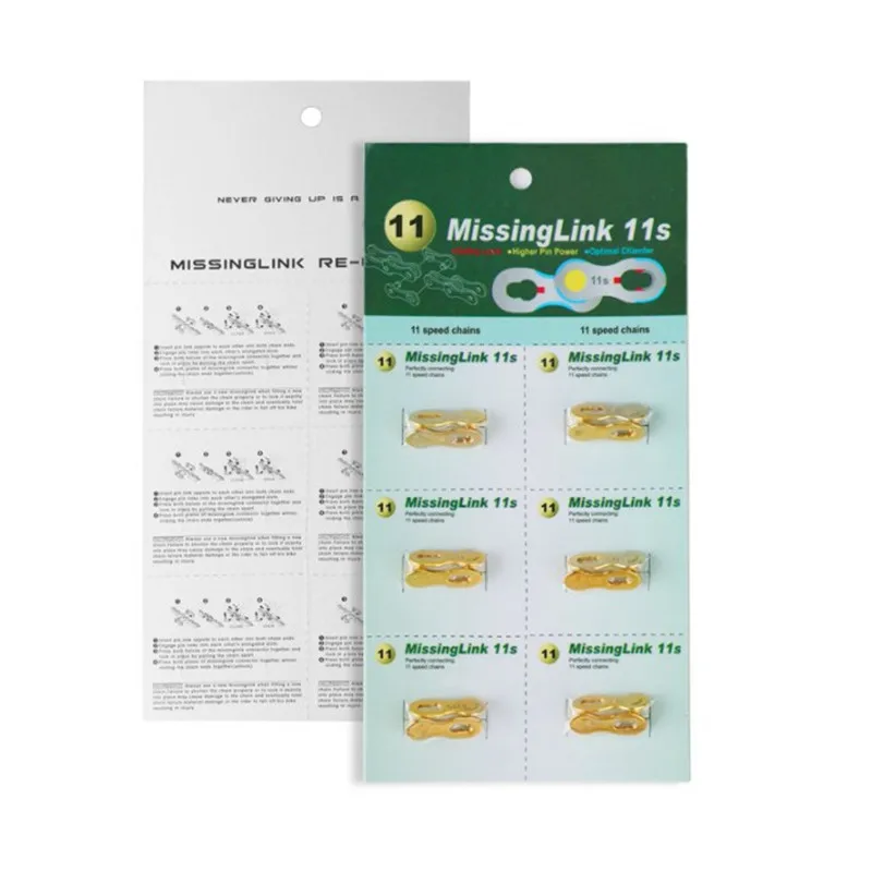 Велосипедные звенья отсутствуют 6 пар для 11 скоростного соединителя цепи быстрое