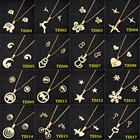 Jisensp в виде симпатичных животных из нержавеющей стали ювелирные изделия нержавеющей стали наборы полые котенок кошка ожерелье серьги для женщин ювелирные изделия на день рождения, ювелирное изделие, подарок