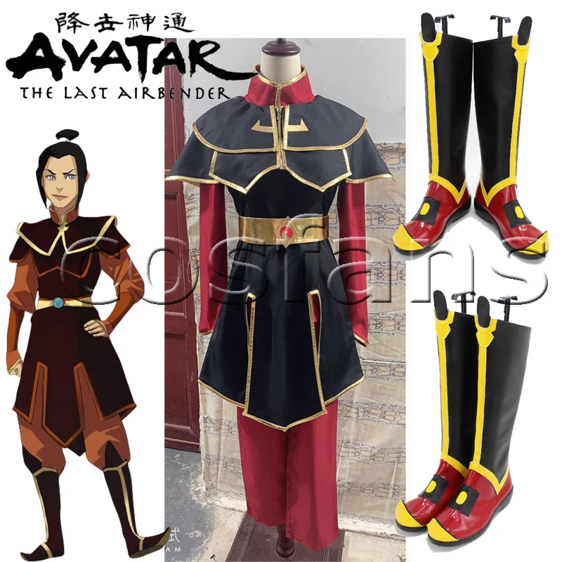 

Azula Fire Nation Princess Avatar The Legend of Korra Cosplay Costume Custom Size Free shipping