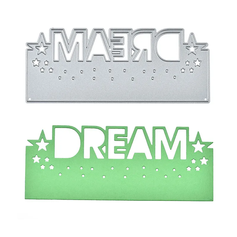 GJCrafts Dream Star Border Metal Cutting Dies Stencils for DIY Scrapbooking Embossing Paper Cards Die Photo Album Making | Дом и сад