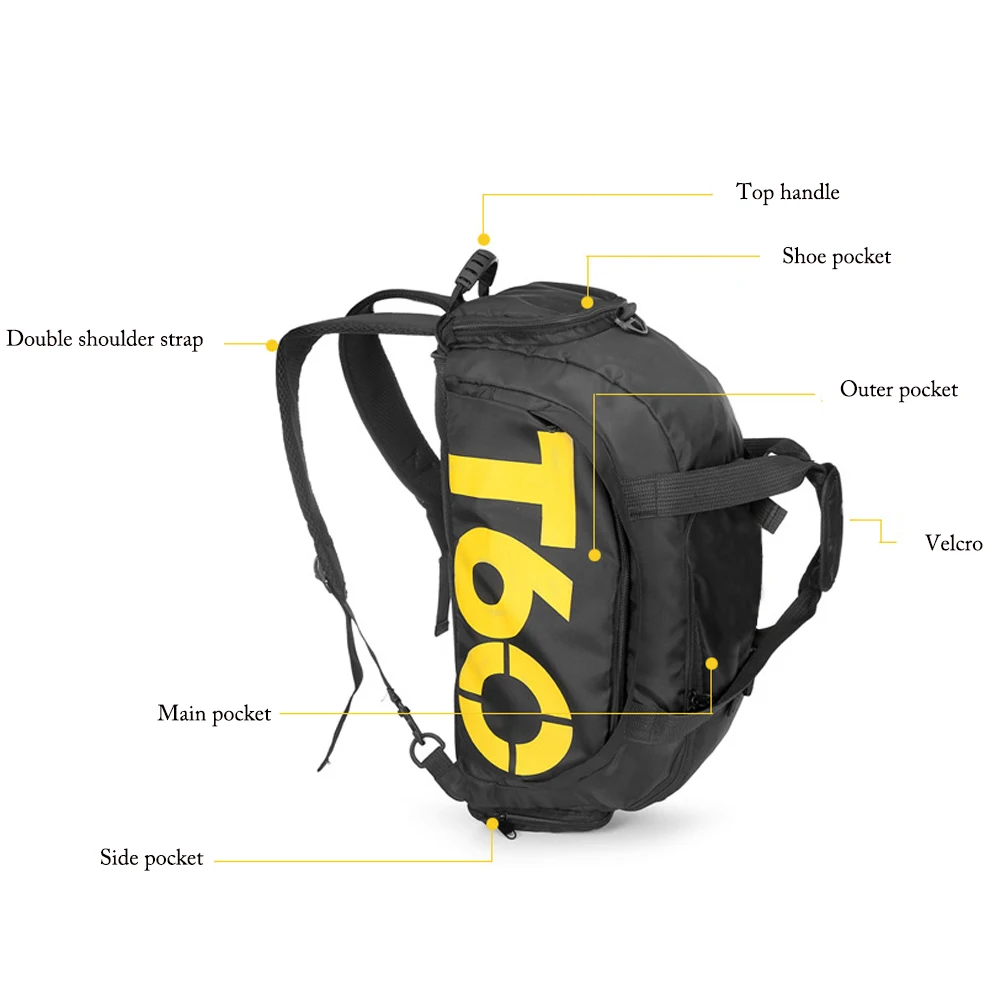 Совершенно новая мужская спортивная сумка для тренажерного зала женская фитнеса