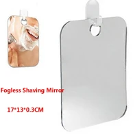 acrylic anti fog shower mirror bathroom fogless fog free mirror washroom travel shaving mirror 1317cm bathroom accessories