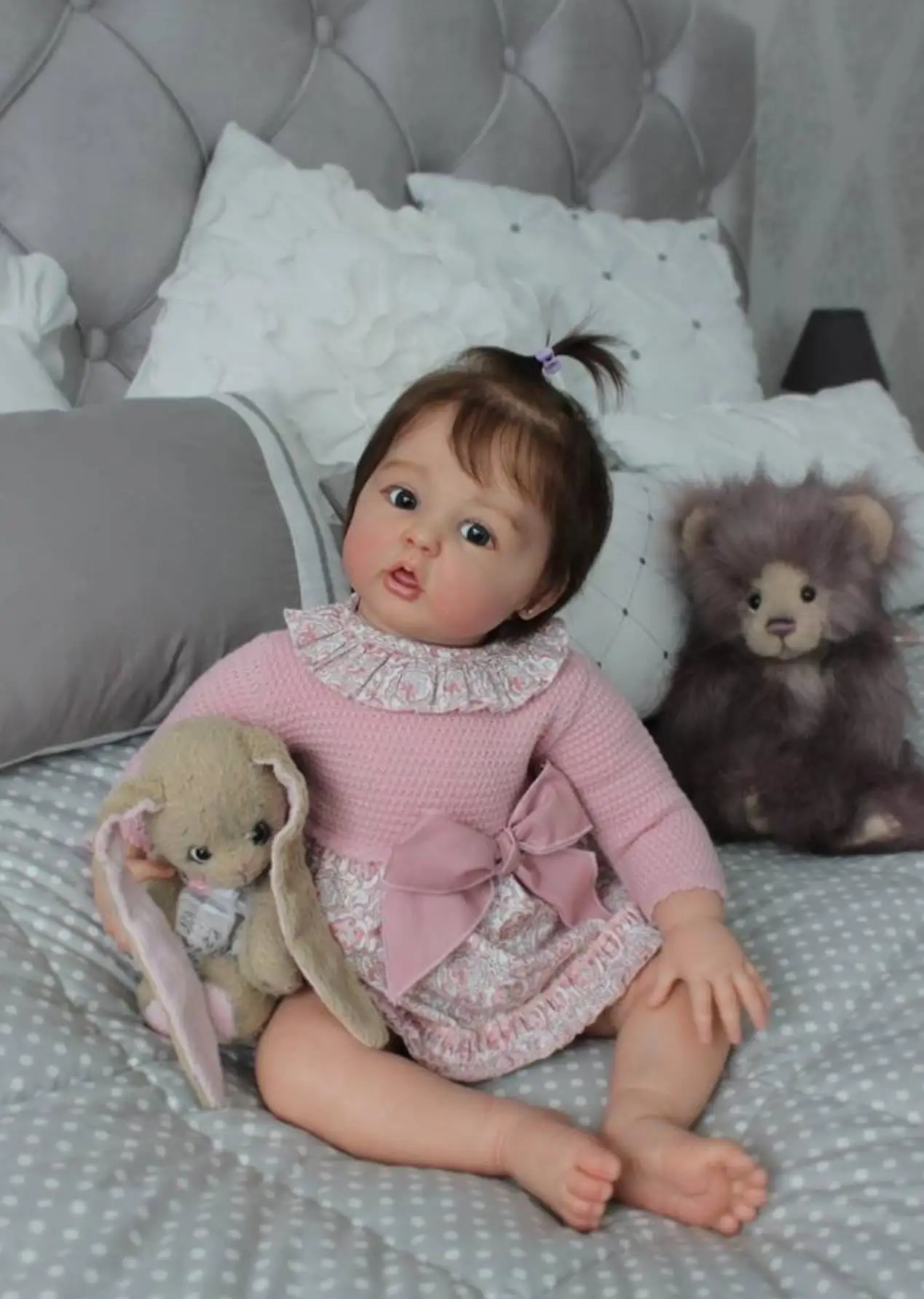 Силиконовая кукла-реборн с 3D рисунком 60 см | Игрушки и хобби