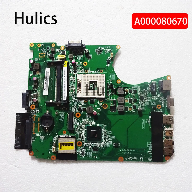 Материнская плата Hulics DA0BLBMB6F0 для ноутбука Toshiba satellite L750 L755 A000080670 материнская DDR3 |