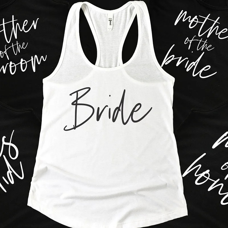 Майка для невесты и подружки женский модный пикантный жилет девичника без