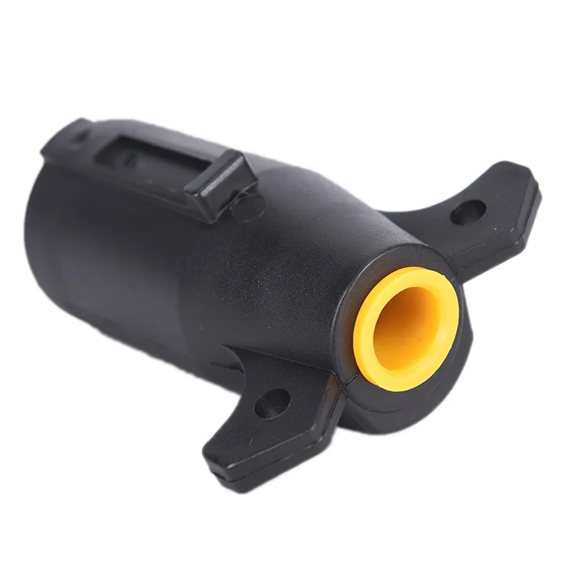 

7 Way Trailer Plug Round Light Blade End Adapter Trailer Adapter Plug Connector Tail Lights Brake Lights Connector set