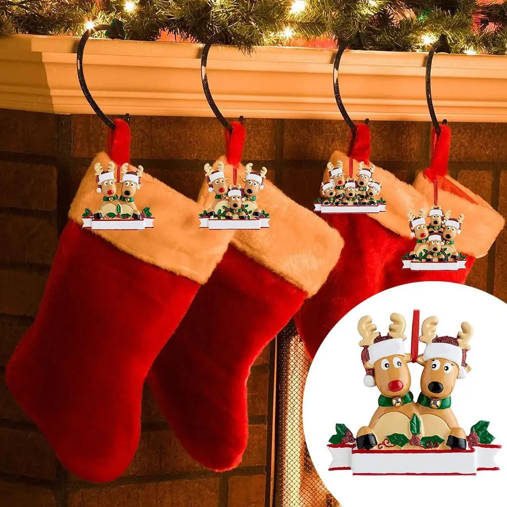 Украшение для автомобиля Рождественская елка подвеска семейство оленей