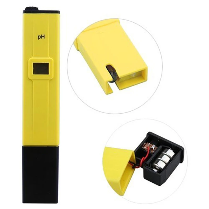 Портативный ЖК-цифровой рН-метр ручка для тестирования точность 0 1 аквариум