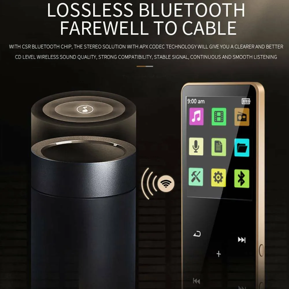 Фото 2022 дюймовый Tft ЖК цветной экран Bluetooth Mp3 Mp4 плеер Медиа Fm радио рекордер Запись видео Hifi музыкальные колонки W/ №2