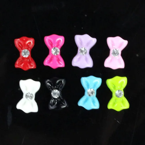 45 шт красочные 3D инкрустированные галстук бабочка со стразами Форма Мода Дизайн