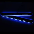 Настраиваемая акриловая педаль для автомобиля, накладки на порог, движущийся на подсветка порога двери градусов свет для Audi A6, S6, C7, 2013, 2014, 2015