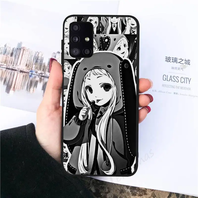 

Crazy Excitement anime Kakegurui Phone Case black For Samsung galaxy S 21 20 10 8 A 51 71 50 21s 70 40 20 20e note 10 plus Ultra