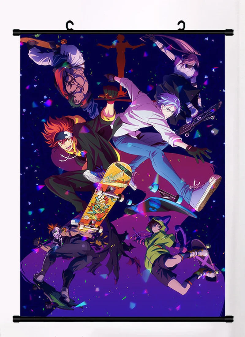 

Anime SK8 the Infinity SK EIGHT Reki Kyan Langa Hasegawa Miya Wall Scroll Mural Poster Wall Hang Poster Home Decor