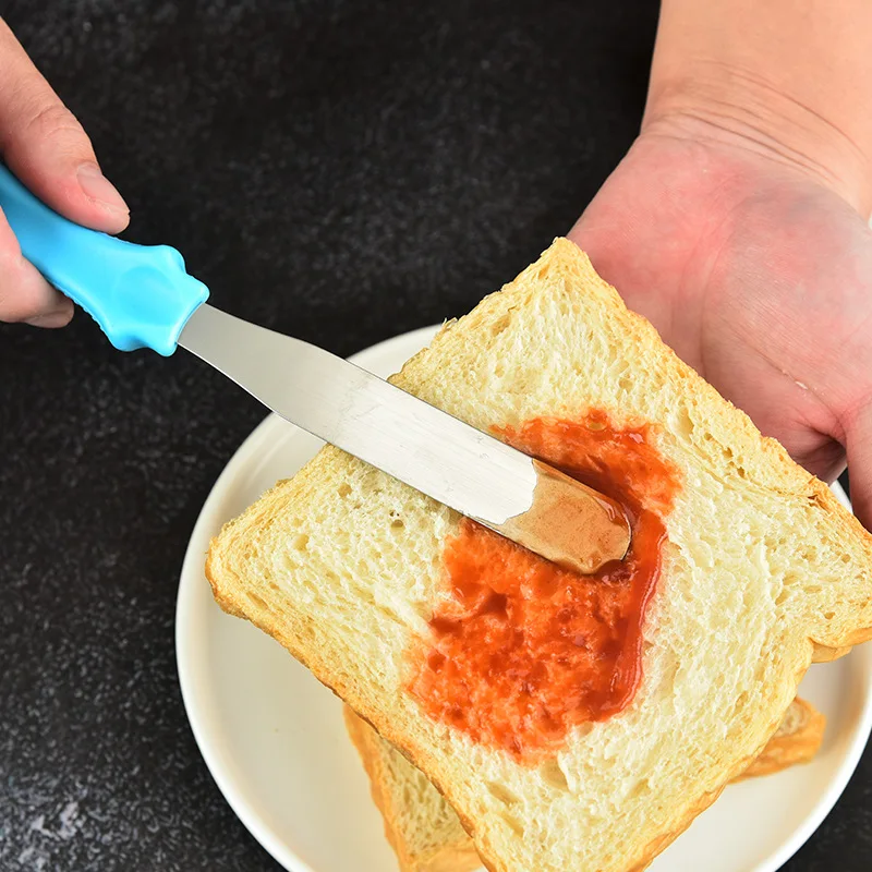 

3pcs/Set Cream Butter Scraper Stainless Steel Cake Spatula Icing Frosting Knife Smoother Kitchen Pastry Cake Decoration Tools