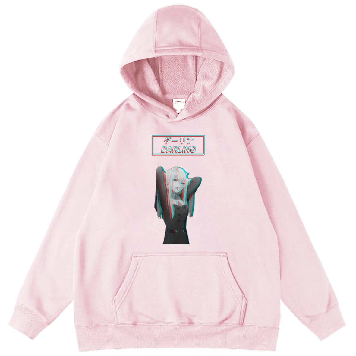

Girl/boy Clothes 2021 New Darling Franxx Cartoon Cute Pattern Clothes for Teens Children's Clothing Sweatshirt Oversized Hoodie